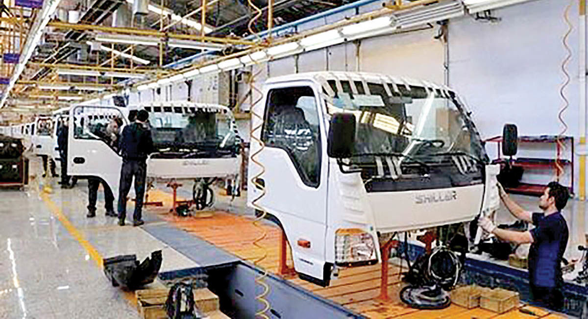 افت تولید خودروهای تجاری